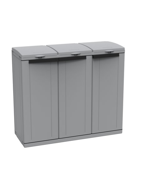 Contenitore Ecoline 3 Grigio 3x110Lt Terry 1003056 TERRY PATTUMIERE E BIDONI