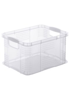 CONTENITORE PORTAOGGETTI A4 17,5LT TRASPARENTE F600156 ROTHO CONTENITORI MULTIUSO