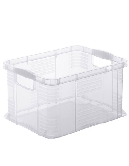 CONTENITORE PORTAOGGETTI A4 17,5LT TRASPARENTE F600156 ROTHO CONTENITORI MULTIUSO