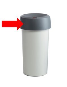 COPERCHIO ad ANELLO GRIGIO MODO Round Rotho F800001