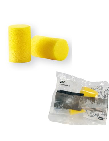 200 Coppie INSERTI AURICOLARI E-A-R™ CLASSIC IN BUSTINA PB-01-000 3M 7000104116