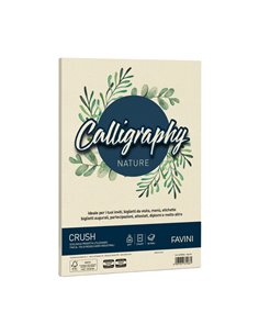 Carta Calligraphy Nature CRUSH A4 50fg 200gr agrumi FAVINI A69Q564 FAVINI CARTE EVENTI-INVITI