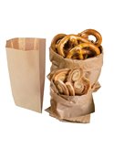 100 SACCHETTI AVANA 14x28cm +5cm IN CARTA KRAFT Rex Sadoch MLN05
