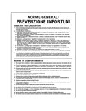CARTELLO POLIONDA 50x67cm 'Norme generali prevenzione infortuni' PO5031