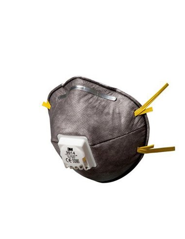 Scatola 10 MASCHERINE 9914 con carboni attivi FFP1 7000034739 3M DPI PER LE VIE RESPIRATORIE