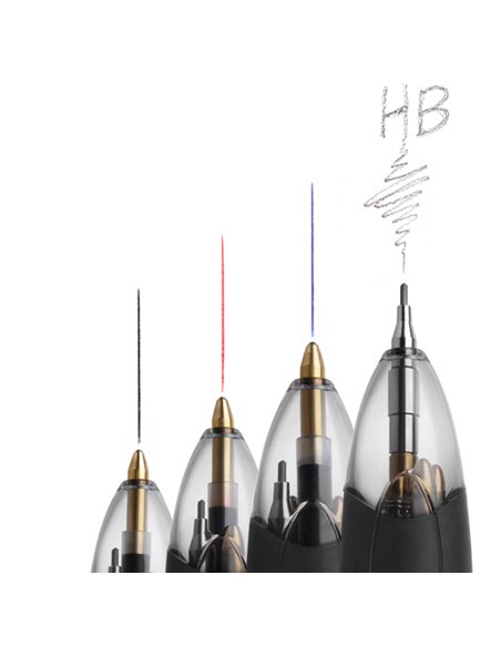 Scatola 12 penna sfera scatto 3COLORS+1 MULTIFUNZIONE BIC 942104
