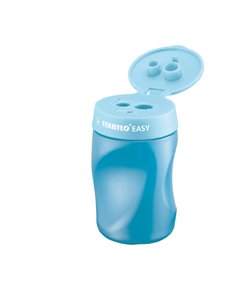 TEMPERAMATITE EASY 3 FORI C/CONTENITORE ERGONOMICO BLU PER DESTRIMANI STABILO 4502/2 2