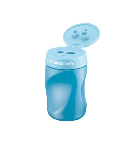 TEMPERAMATITE EASY 3 FORI C/CONTENITORE ERGONOMICO BLU PER DESTRIMANI STABILO 4502/2