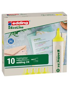 EVIDENZIATORE 24 ECOLINE GIALLO EDDING 4-24005 EDDING COLORE LIQUIDO 2