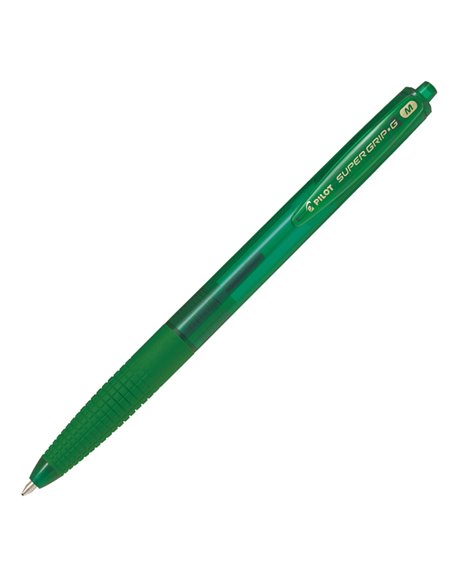 Penna a scatto SUPERGRIP G punta 1,00mm verde PILOT 001617