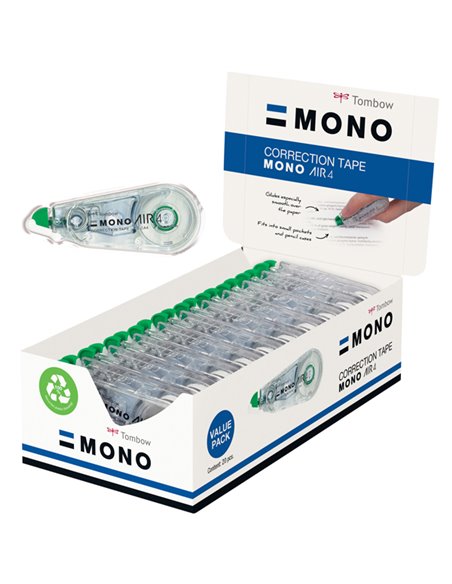 Value pack 15+5 correttore a nastro MONO AIR 4,2mm x 10mt TOMBOW PCT-CA4-20 TOMBOW CORRETTORI A NASTRO