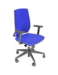 POLTRONA SEMIDIREZIONALE LA1E No Flame Blu c/bracc. LA1E/BR2D/IB Unisit SEDUTE DIREZIONALI