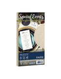 10 buste SPECIAL EVENTS METAL 120gr 110x220mm sabbia FAVINI A57N154