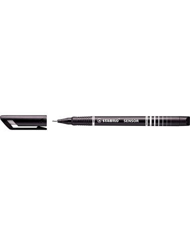 FINELINER STABILO SENSOR PUNTA 0.3MM NERO 189/46 STABILO FINELINER