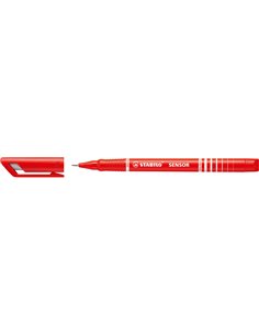 FINELINER STABILO SENSOR PUNTA 0.3MM ROSSO 189/40 STABILO FINELINER
