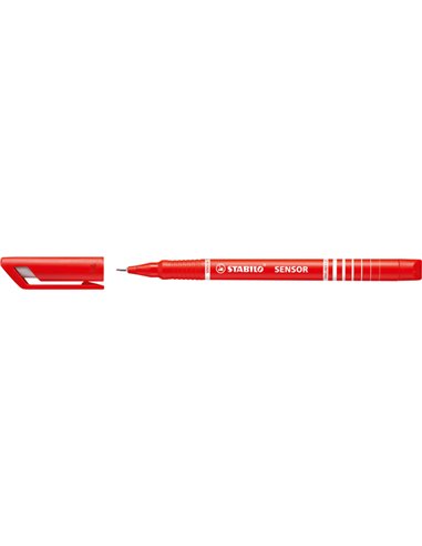 FINELINER STABILO SENSOR PUNTA 0.3MM ROSSO 189/40 STABILO FINELINER