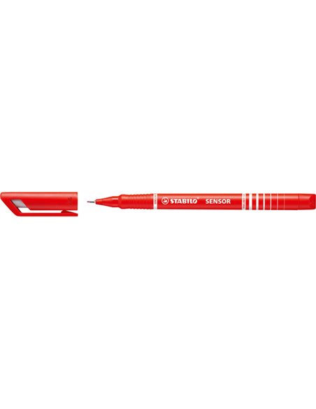 FINELINER STABILO SENSOR PUNTA 0.3MM ROSSO 189/40 STABILO FINELINER