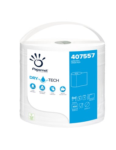 BOBINA ASCIUGATUTTO DryTech 2 VELI 400 STRAPPI LISCIO 407557