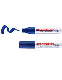 Busta 4 marcatori EDDING 4090 punta scalpello gesso liquido col.assortiti 4-4090-4999 2