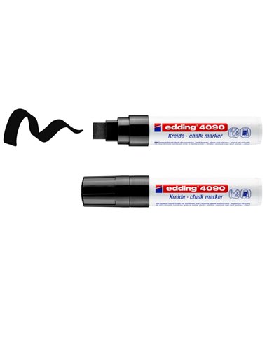 Busta 4 marcatori EDDING 4090 punta scalpello gesso liquido col.assortiti 4-4090-4999