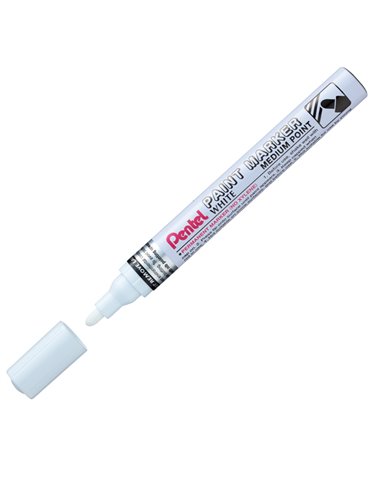 Marcatore PAINT MMP10 punta media vernice bianco PENTEL MMP10-W