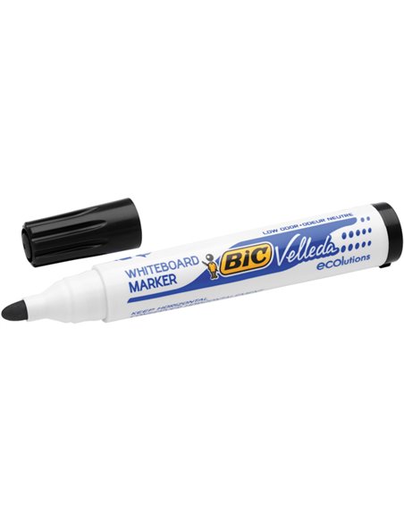 MARCATORE P.TONDA 1.5MM NERO Whiteboard VELLEDA® 1701 Recycled BIC® 904937 BIC PER LAVAGNE CANCELLABILI