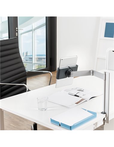 SUPPORTO TABLET 7-13" da BANCO con BRACCIO Tablet Holder Clamp Durable 8931-23 DURABLE LEGGII