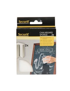 SET 2 SPUGNE in SCHIUMA per GESSO LIQUIDO Securit SPONGE-2 SECURIT CANCELLINI E KIT PER LAVAGNE