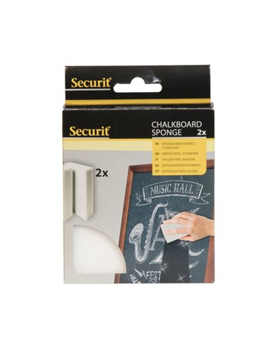 SET 2 SPUGNE in SCHIUMA per GESSO LIQUIDO Securit SPONGE-2 SECURIT CANCELLINI E KIT PER LAVAGNE