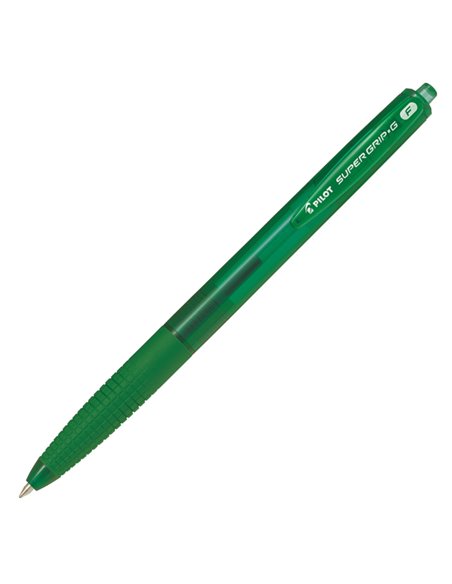 Penna a scatto SUPERGRIP G punta 0,7mm verde PILOT 001641