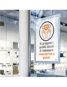 Cornice Duraframe® Sun A4 21x29,7cm argento DURABLE 4841-23 DURABLE CORNICI DA PARETE E SUPPORTI