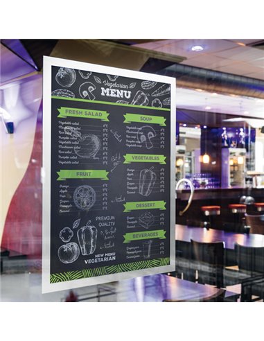 Cornice Duraframe® Sun A3 29,7x42cm argento DURABLE 4842-23 DURABLE CORNICI DA PARETE E SUPPORTI