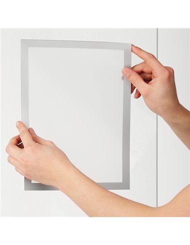 Cornice Duraframe® Sun A3 29,7x42cm argento DURABLE 4842-23 DURABLE CORNICI DA PARETE E SUPPORTI