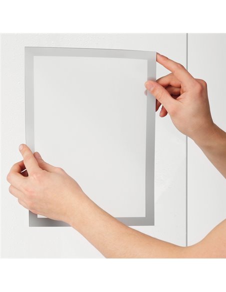 Cornice Duraframe® Sun A3 29,7x42cm argento DURABLE 4842-23 DURABLE CORNICI DA PARETE E SUPPORTI