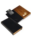 Porta conto in legno e similpelle Trendy Securit MC-DBBP-BL