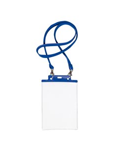 10 PORTANOME PASS 7ST-M 15x21cm (A5) BLU con CORDONCINO BLU 31842907