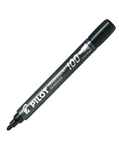 MARCATORE PERMANENTE 100 NERO P.TONDA 4.5MM PILOT 002705 PILOT PERMANENTI