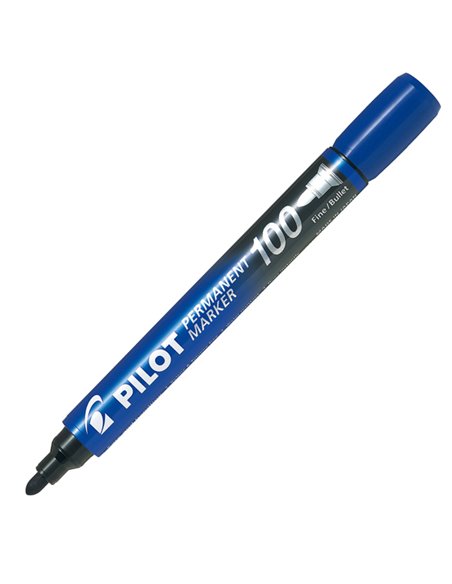 MARCATORE PERMANENTE 100 BLU P.TONDA 4.5MM PILOT 002706 PILOT PERMANENTI