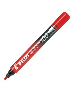 MARCATORE PERMANENTE 100 ROSSO P.TONDA 4.5MM PILOT 002707 PILOT PERMANENTI
