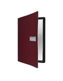 PORTA MENU' A4-24x33cm BORDEAUX Royal con 1 INSERTO DOPPIO MC-LRA4-RORD