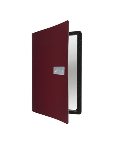 PORTA MENU' A4-24x33cm BORDEAUX Royal con 1 INSERTO DOPPIO MC-LR-A4-RORD SECURIT PORTA MENU' e ACCESSORI
