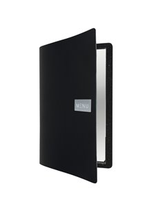 PORTA MENU' A4-24x33cm NERO Royal con 1 INSERTO DOPPIO MC-LR-A4-ROBL