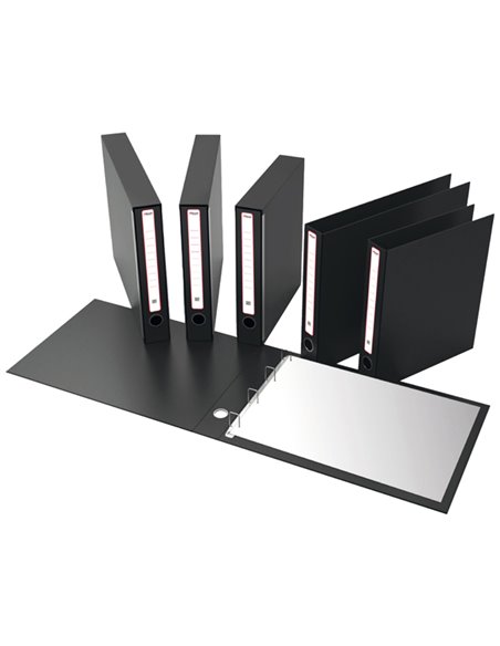 PORTATABULATI KM UNI 12"X28CM NERO CON CUSTODIA DORSO 5CM PKM2800 REXEL PORTATABULATI AD ANELLI