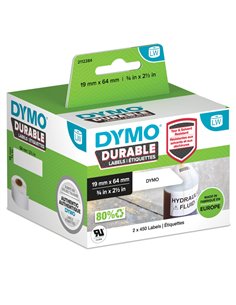 ETICHETTE DURABLE INDUSTRIAL DIM. 19X64MM 450X2 RT MULTIUSO 2112284 DYMO ETICHETTE-NASTRI-TAMPONI PER ETICHETTATRICI E PREZZA...