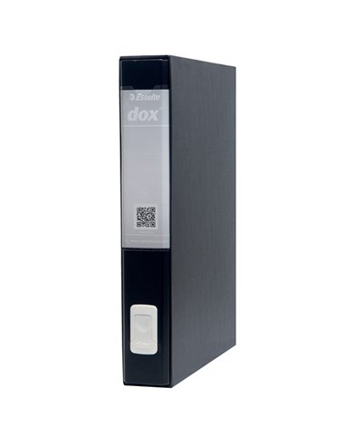 Registratore Dox 5 nero dorso 5cm f.to protocollo Esselte D26510 DOX REGISTRATORI A LEVA