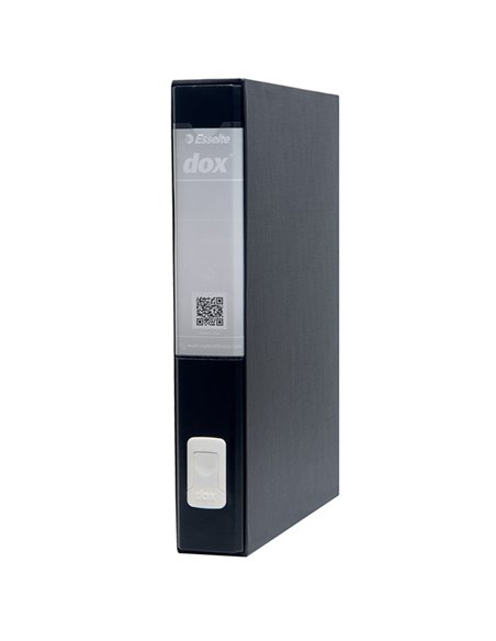 Registratore Dox 5 nero dorso 5cm f.to protocollo Esselte D26510 DOX REGISTRATORI A LEVA