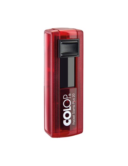 Timbro Pocket Stamp Plus 20 14x38mm 4righe autoinchiostrante rosso COLOP PSP20RU COLOP TIMBRI AUTOINCHIOSTRANTI