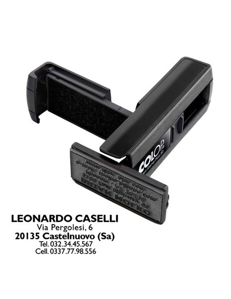 Timbro Pocket Stamp Plus 30 18x47mm 5righe autoinchiostrante nero COLOP PSP30N COLOP TIMBRI AUTOINCHIOSTRANTI
