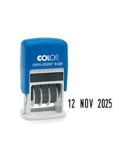 Timbro mini datario S120 3,8mm autoinchiostrante COLOP S120 COLOP DATARI-NUMERATORI-POLINOMI