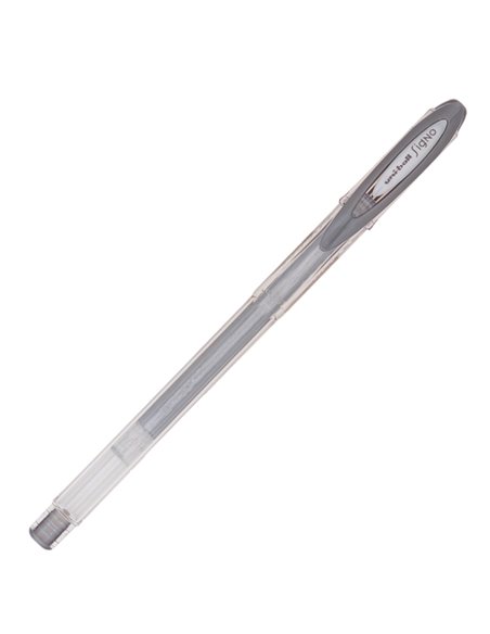 Penna sfera UNI-BALL SIGNO 0,8mm argento UNI MITSUBISHI M UM120NM ARG UNI MITSUBISHI CON CAPPUCCIO